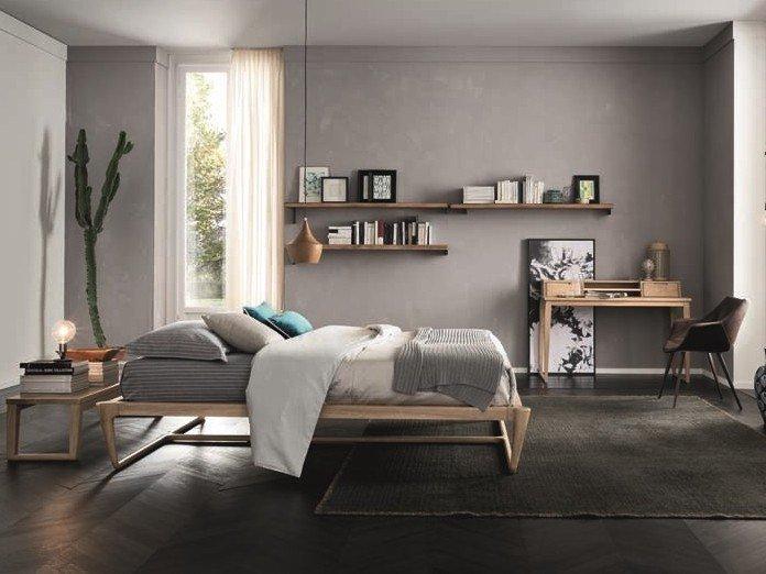 Solid wood double bed | Moonlight by Altacorte