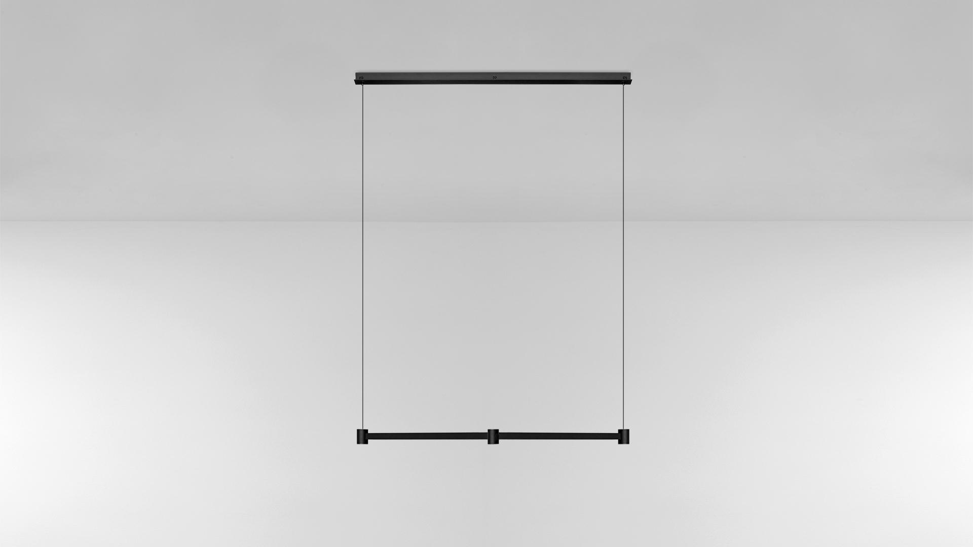 LED direct-indirect light brass pendant lamp |  by Arkoslight