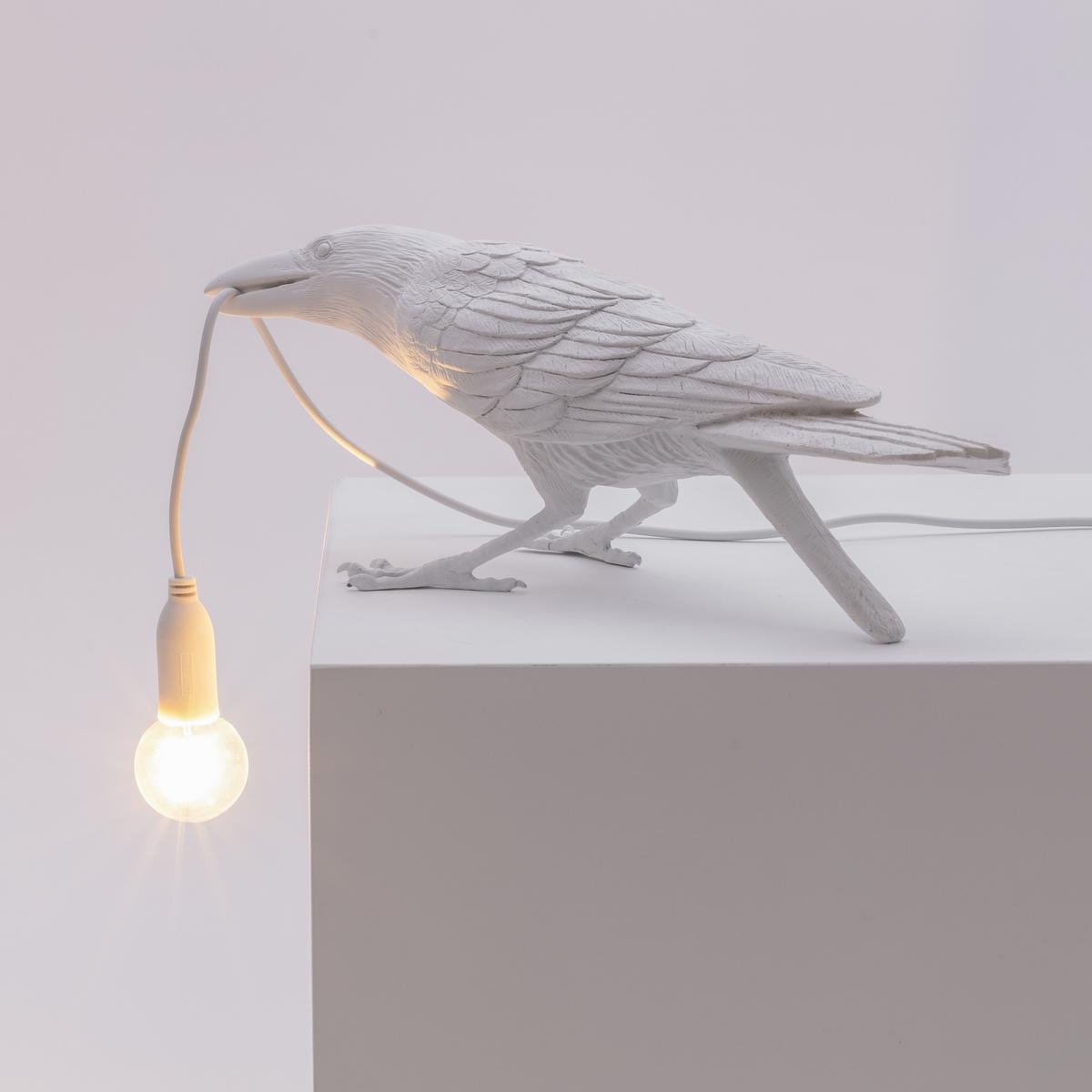 LED resin table lamp | Bird Lamp Playing by Seletti