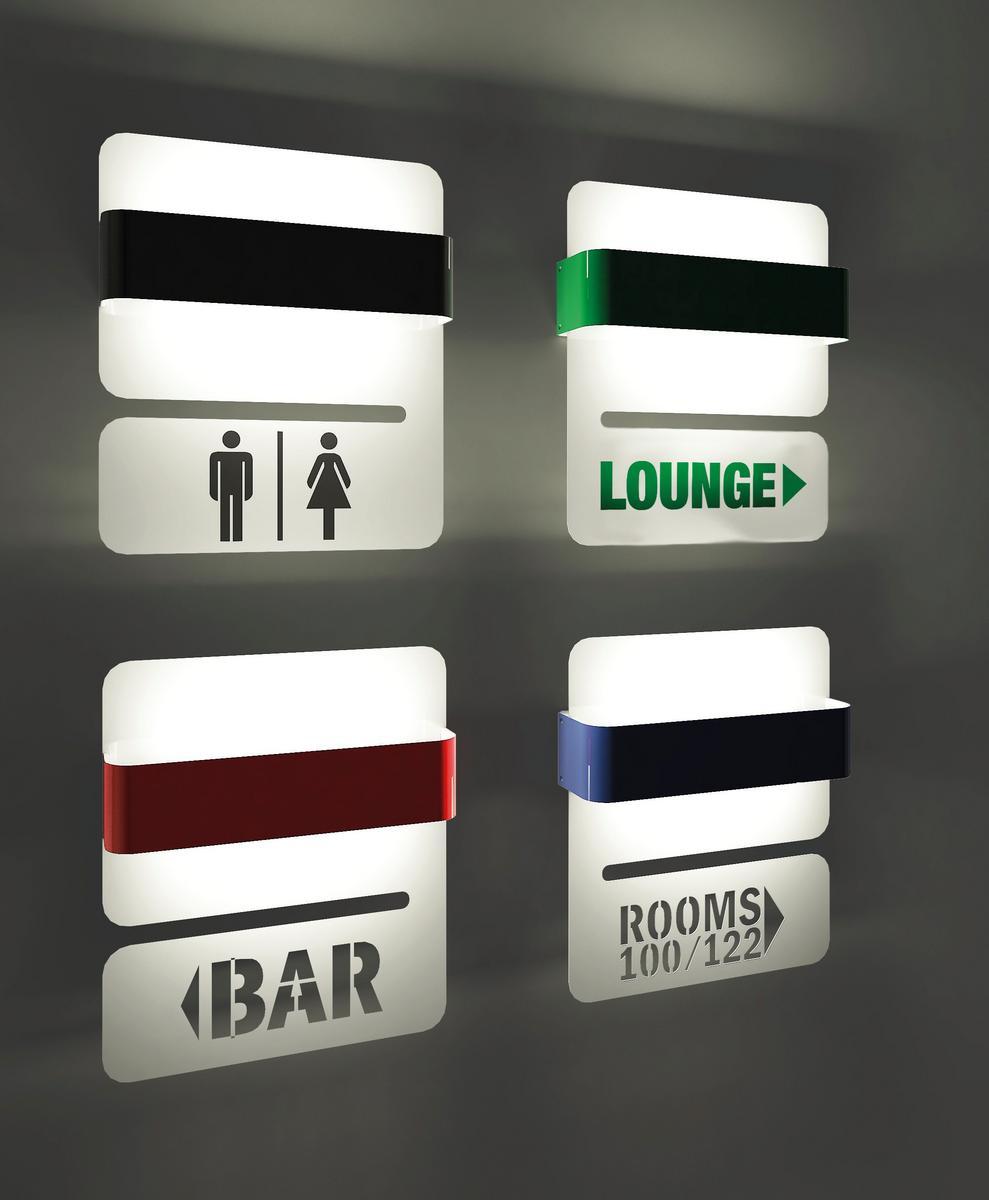 LED iron wall light | Manta by Zava