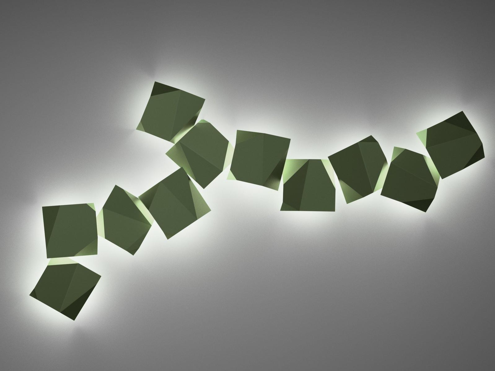 Polycarbonate Outdoor wall Lamp | Origami by Vibia