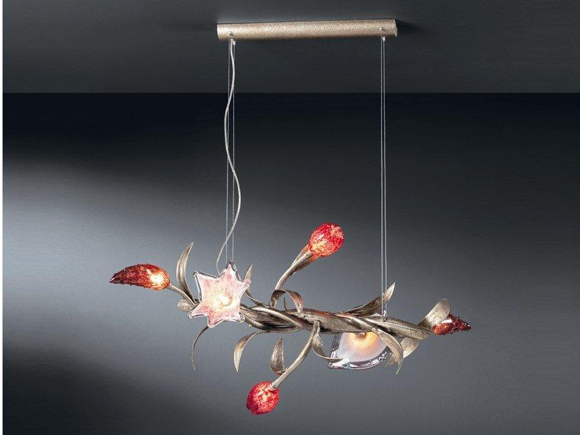 Handmade bronze pendant lamp | Bouquet Ct3202/6 by Serip