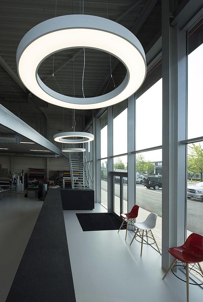 Aluminium pendant lamp in a contemporary style | Medo by SLV