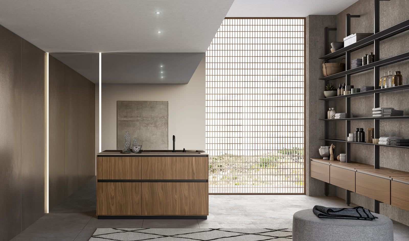 Glass bathroom | Traccia by Birex