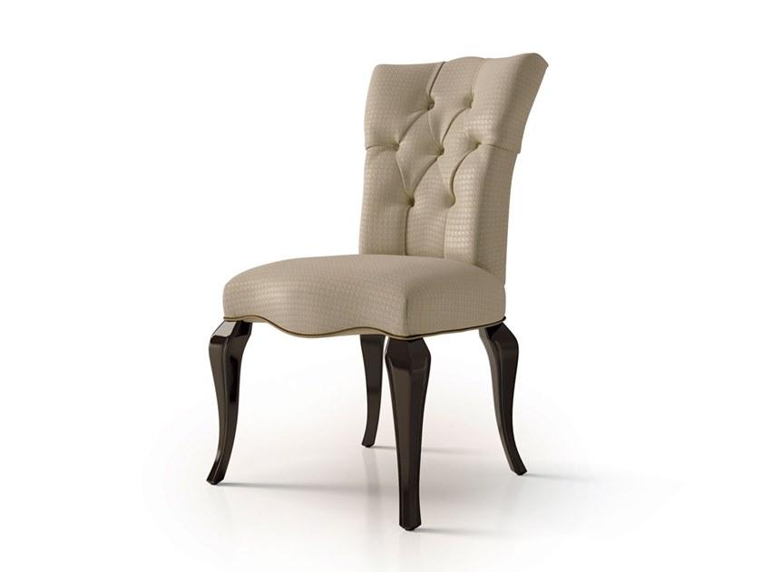 Tufted upholstered fabric chair | 5019 by Carpanese home