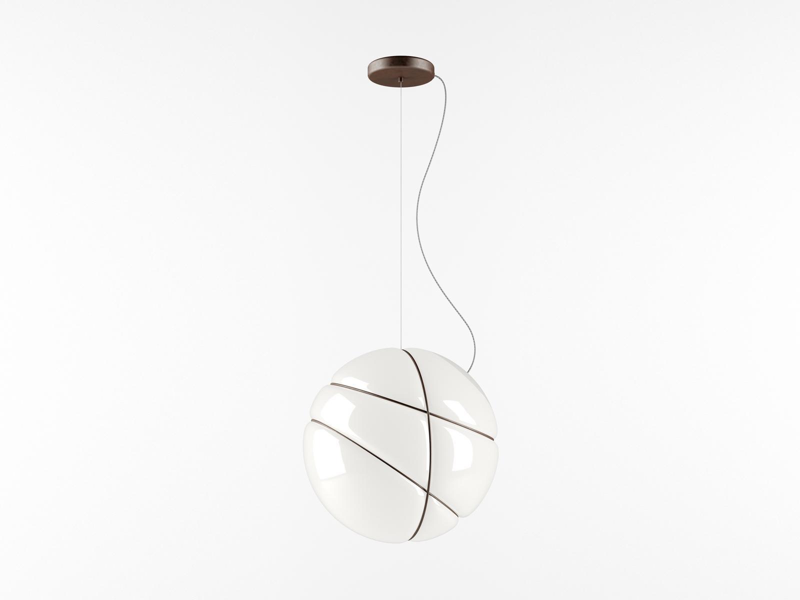 Blown glass pendant lamp | Armilla by Fabbian