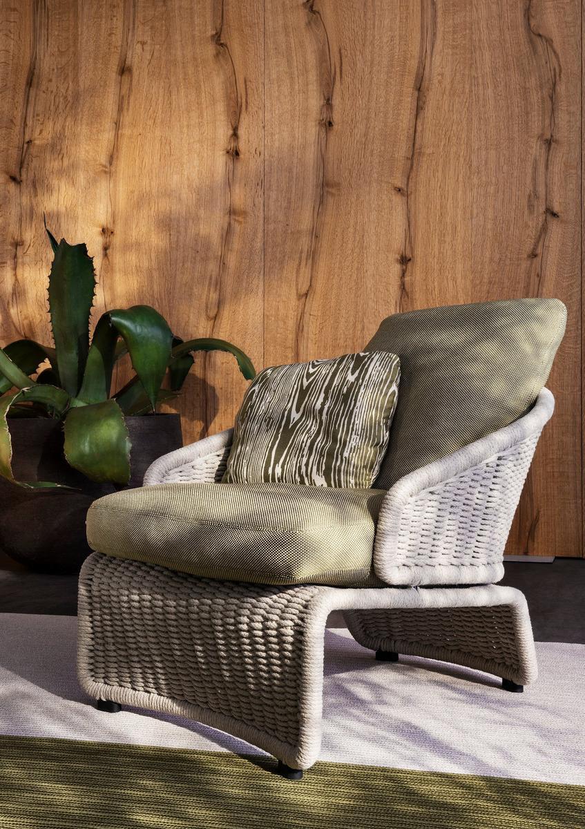Outdoor armchair | Halley Outdoor by Minotti