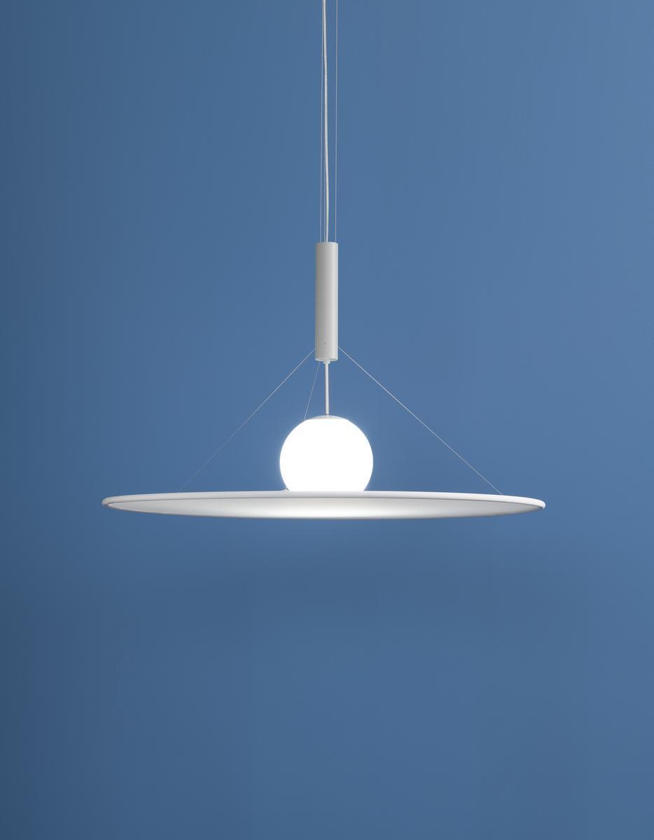 LED direct-indirect light adjustable pendant lamp | Manto by Axolight