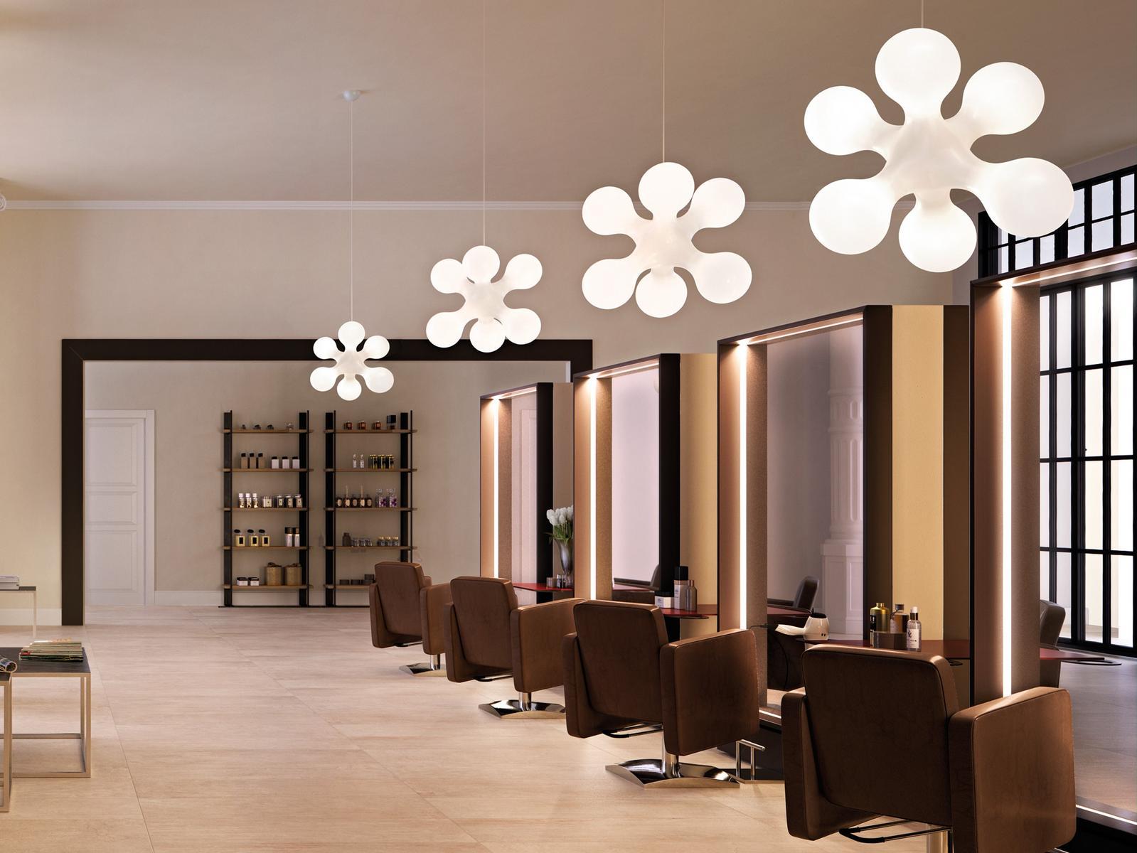 Polyethylene pendant lamp | Atomium by Kundalini