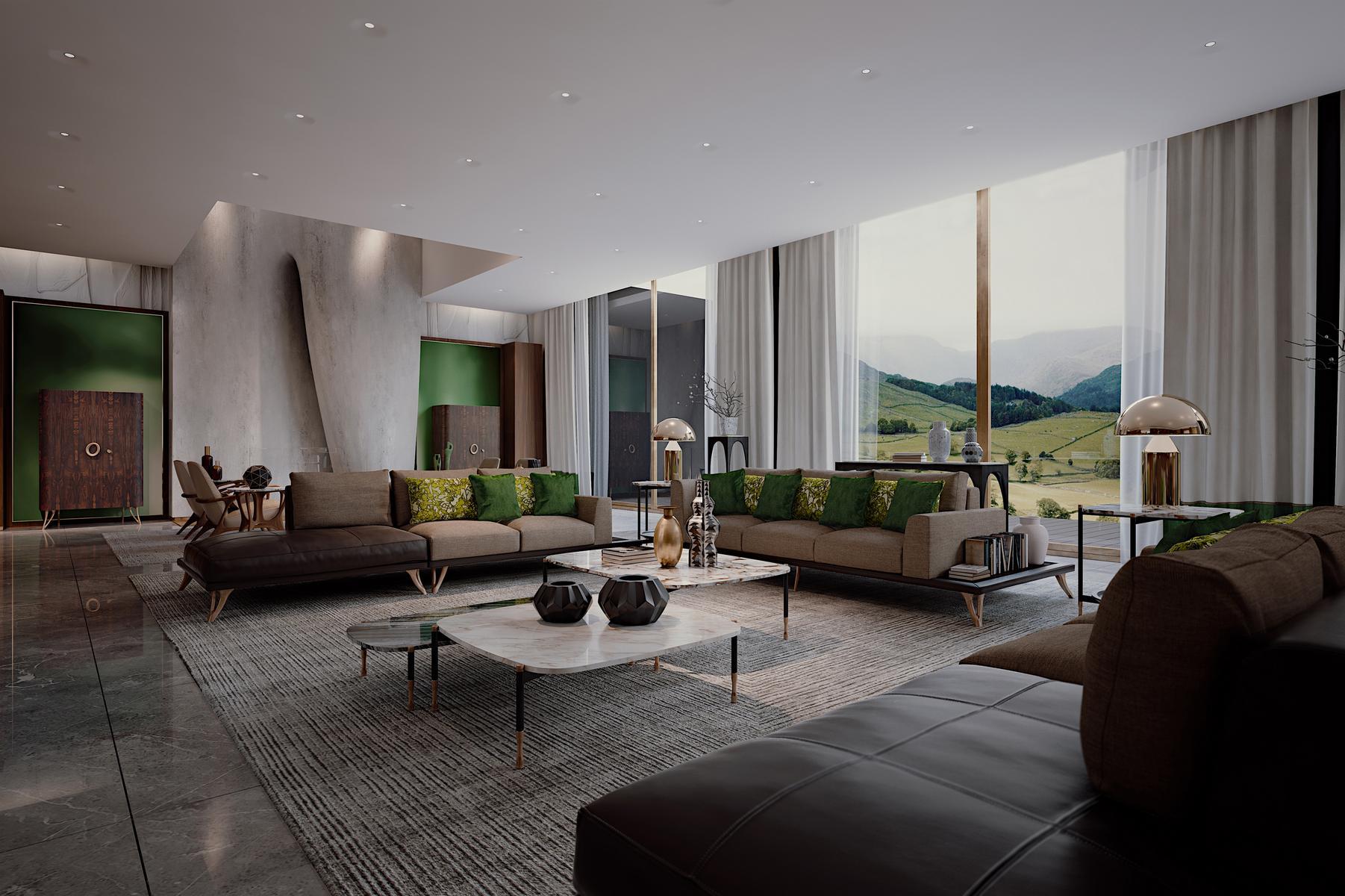 Ziricote wood bar cabinet with integrated lighting | Zeus by Ezio Bellotti