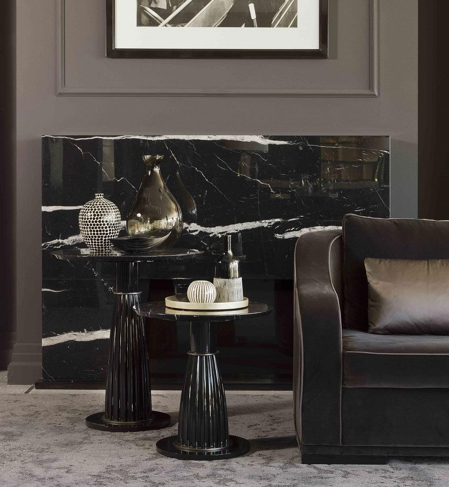 Round wood coffee table | Orlando by Galimberti Nino