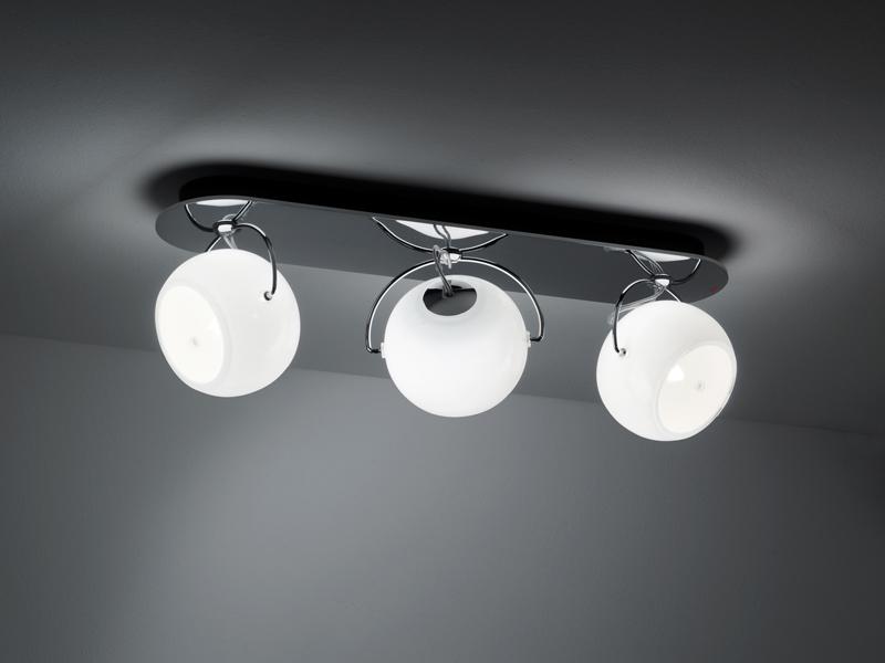 Adjustable ceiling lamp | Beluga White by Fabbian