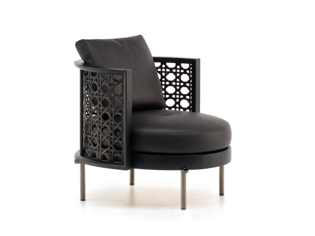 Leather armchair | Torii Nest by Minotti