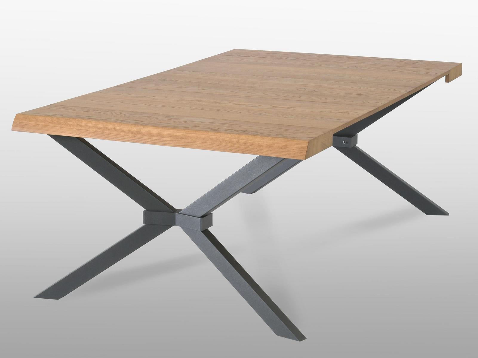 Extending rectangular oak console table | Shangai by Riflessi