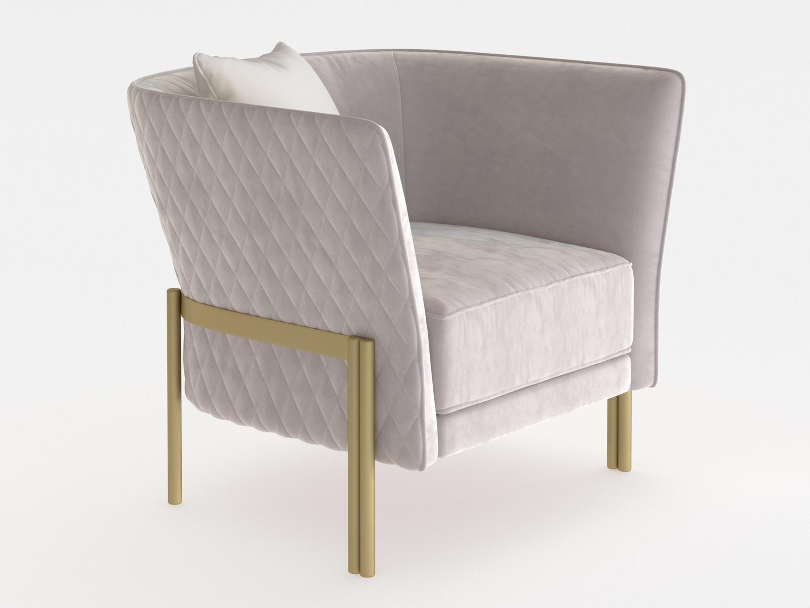 Fabric armchair with armrests | Universal by Mantellassi 1926