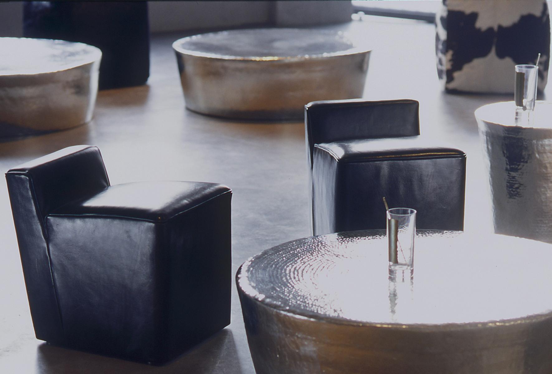 Leather easy chair | Graz Baby by Baxter