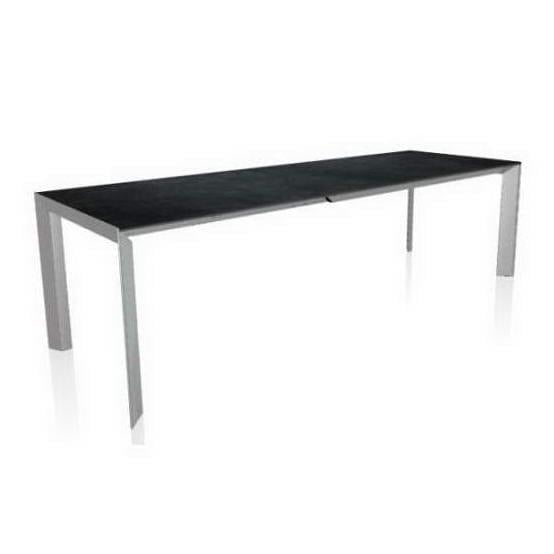 Rectangular tempered glass table | Genio by Bontempi