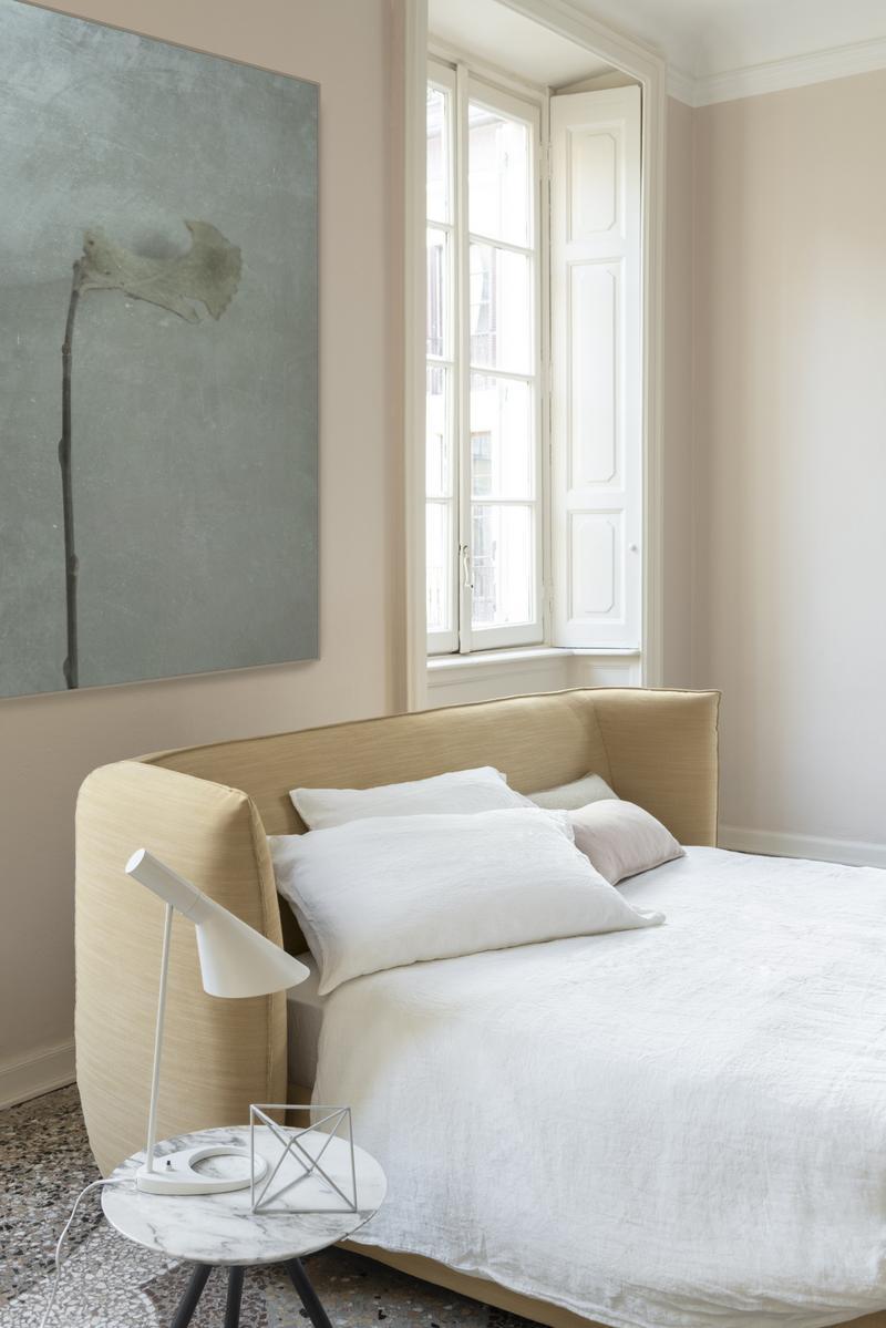 Double bed with removable cover | Jill by Bolzan letti