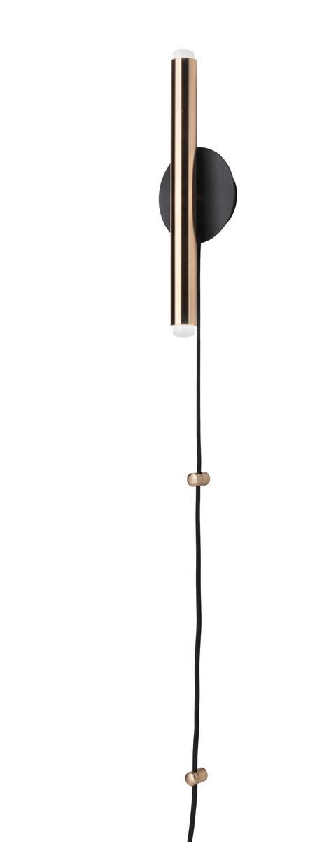 Direct-indirect light painted metal wall light | Stilo by Riflessi