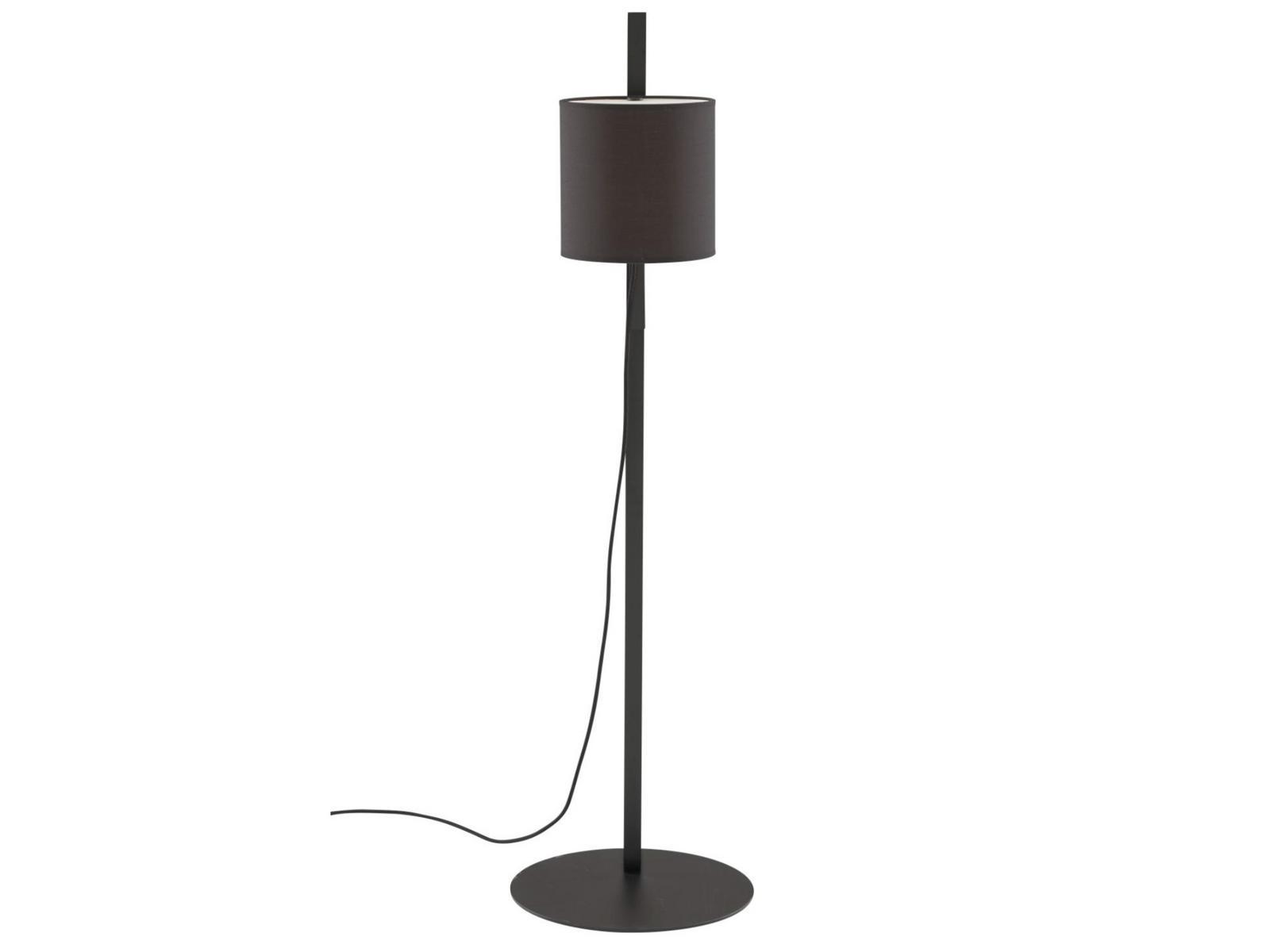 Floor lamp with steel base and cotton shade | Magnet Lamp by Ligne Roset