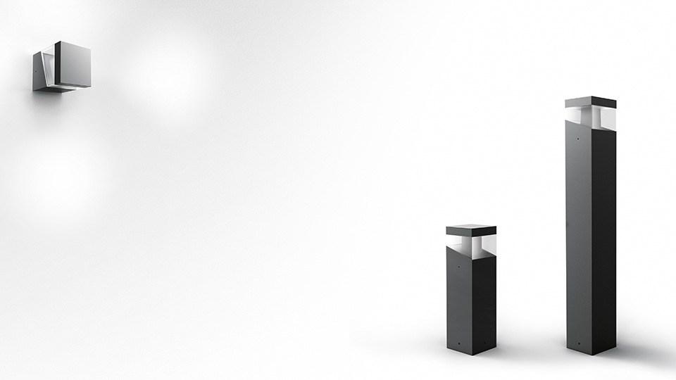 LED outdoor wall lamp | Tetragono by Artemide