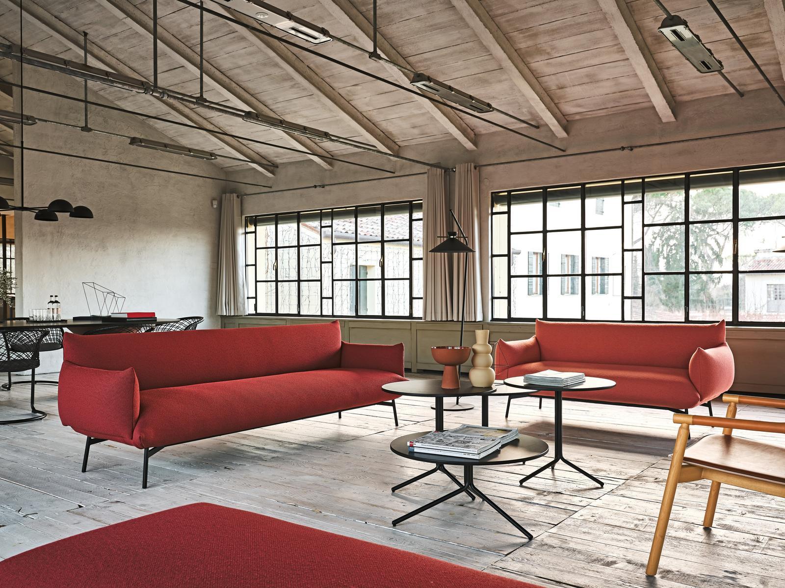 2 seater fabric sofa | Area Dv2 Br M Ts by Midj