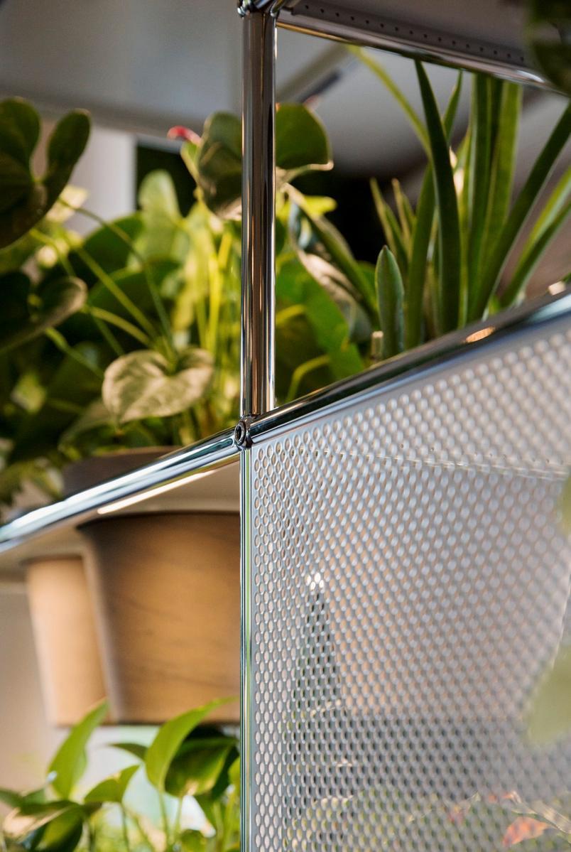 Sectional shelving unit | World Of Plants For Haller by USM