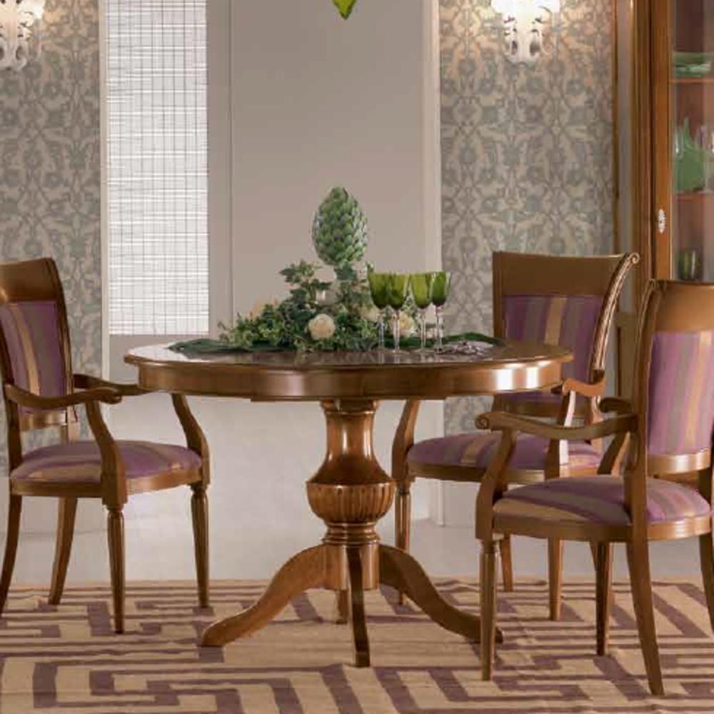 COMO Round wood table