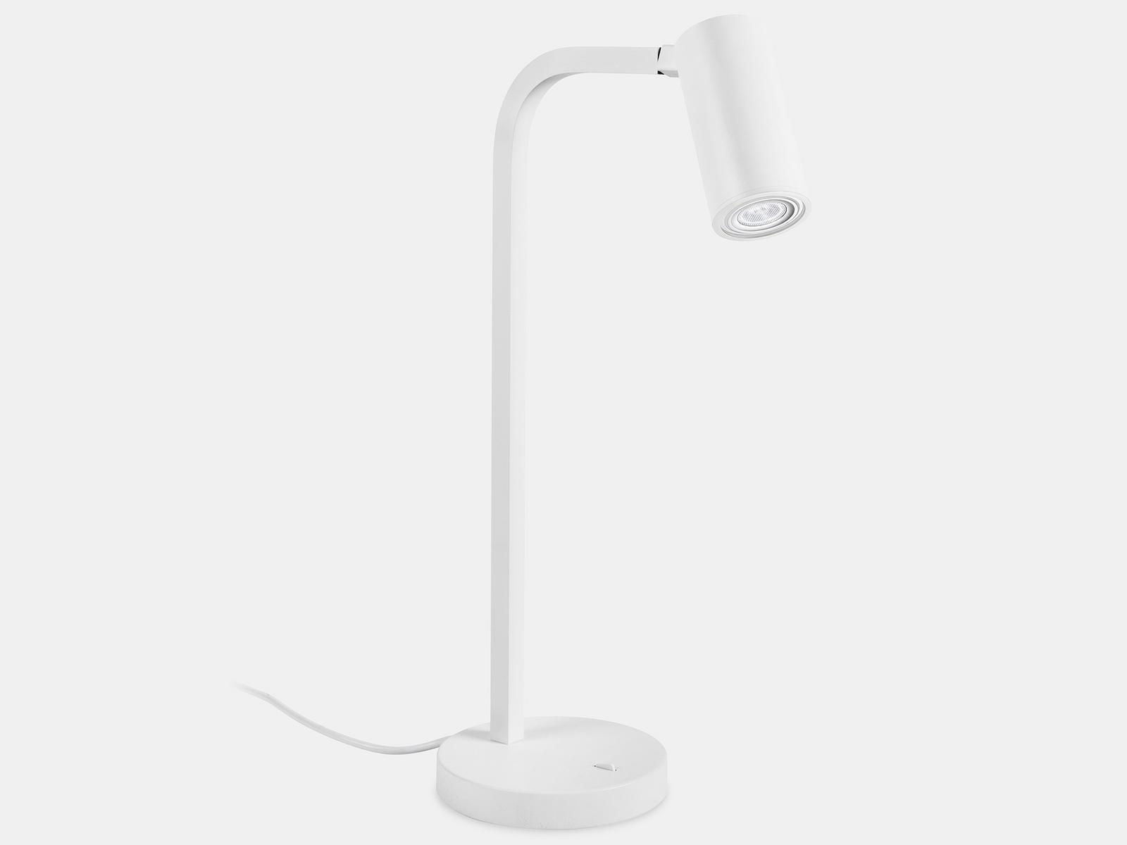 LED direct light metal desk lamp with fixed arm | Simply by Leds C4