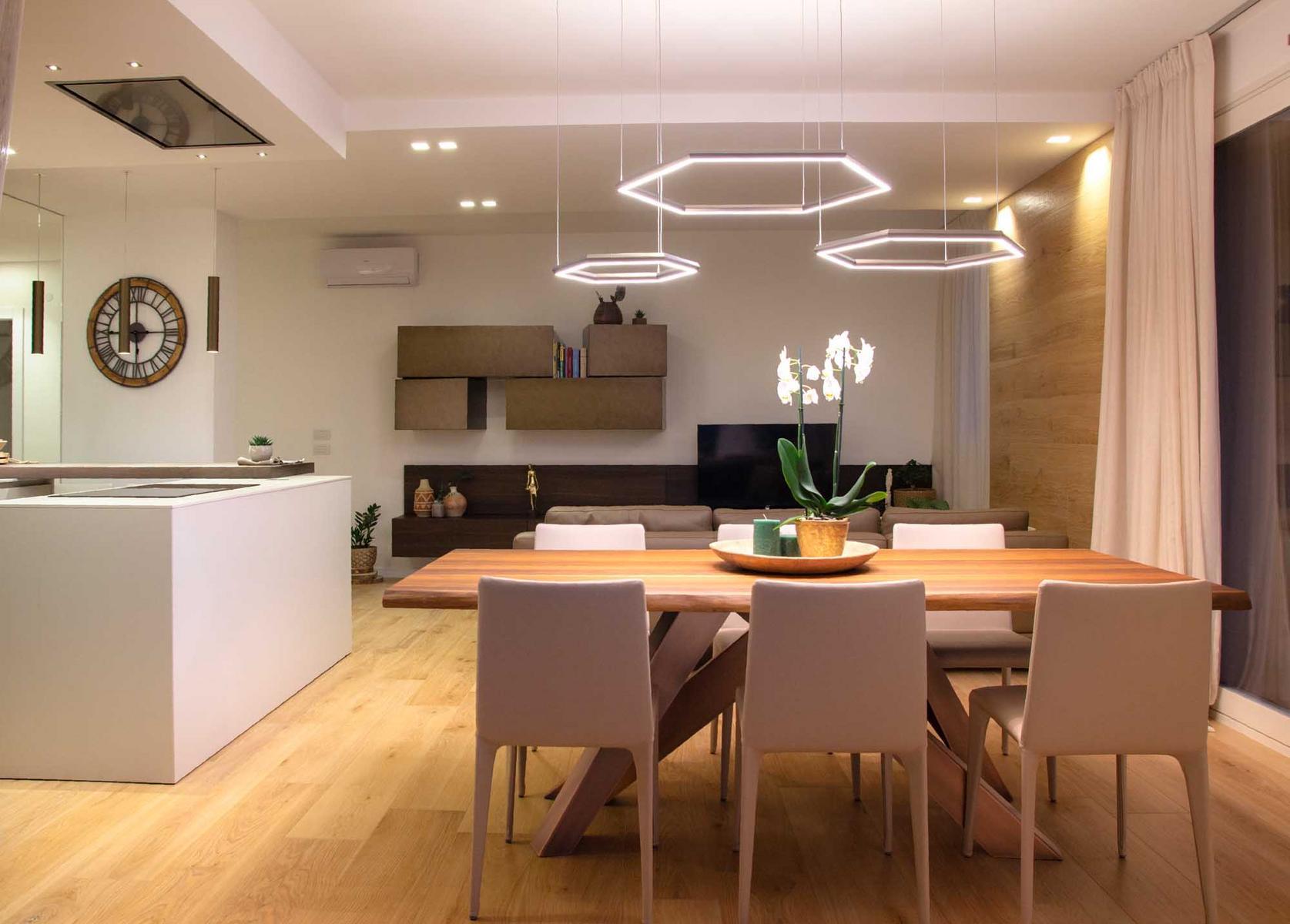 LED pendant lamp | Poly Esagono by Olev