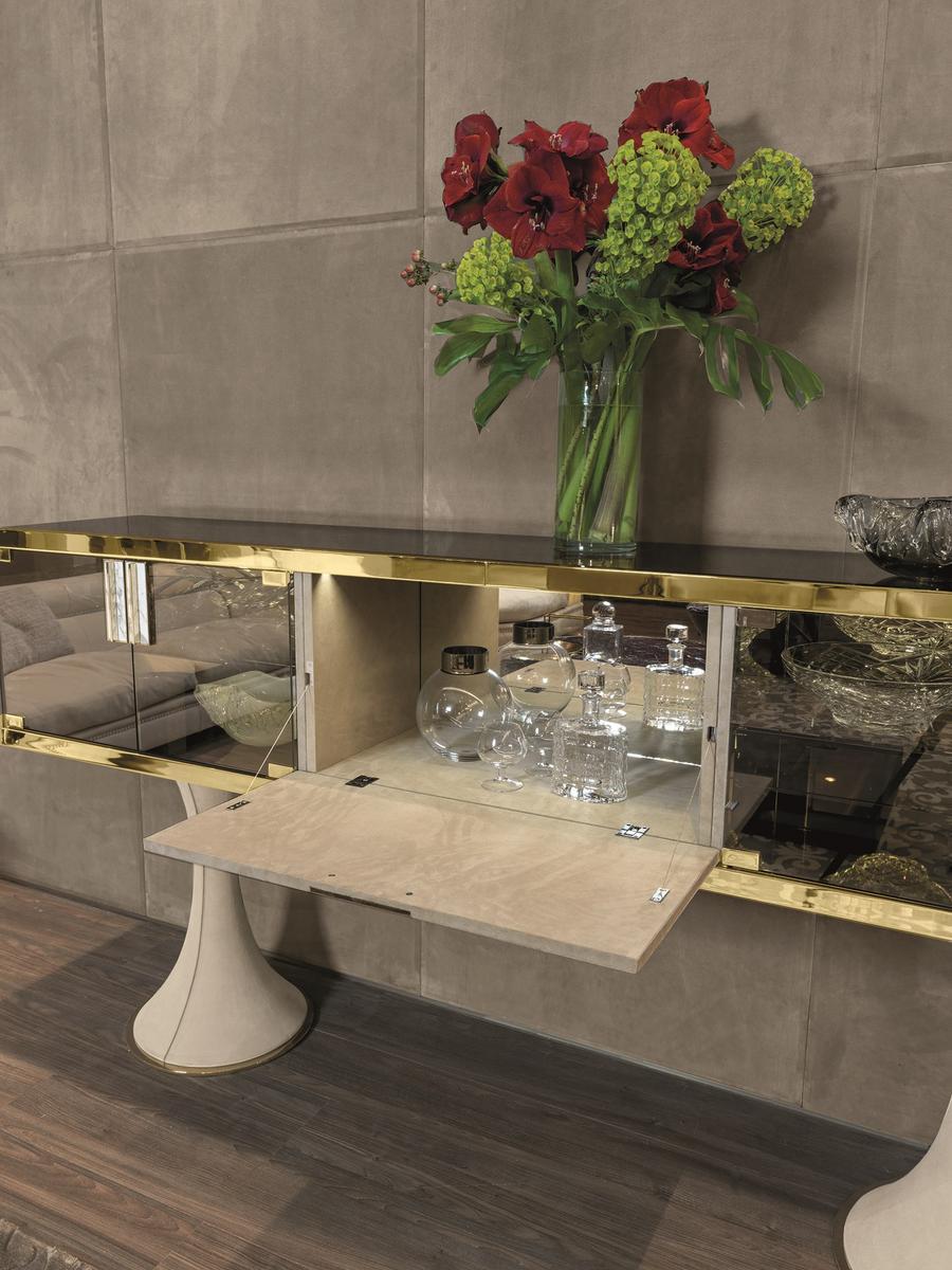 Modular veneer sideboard with drawers | Oscar by Longhi