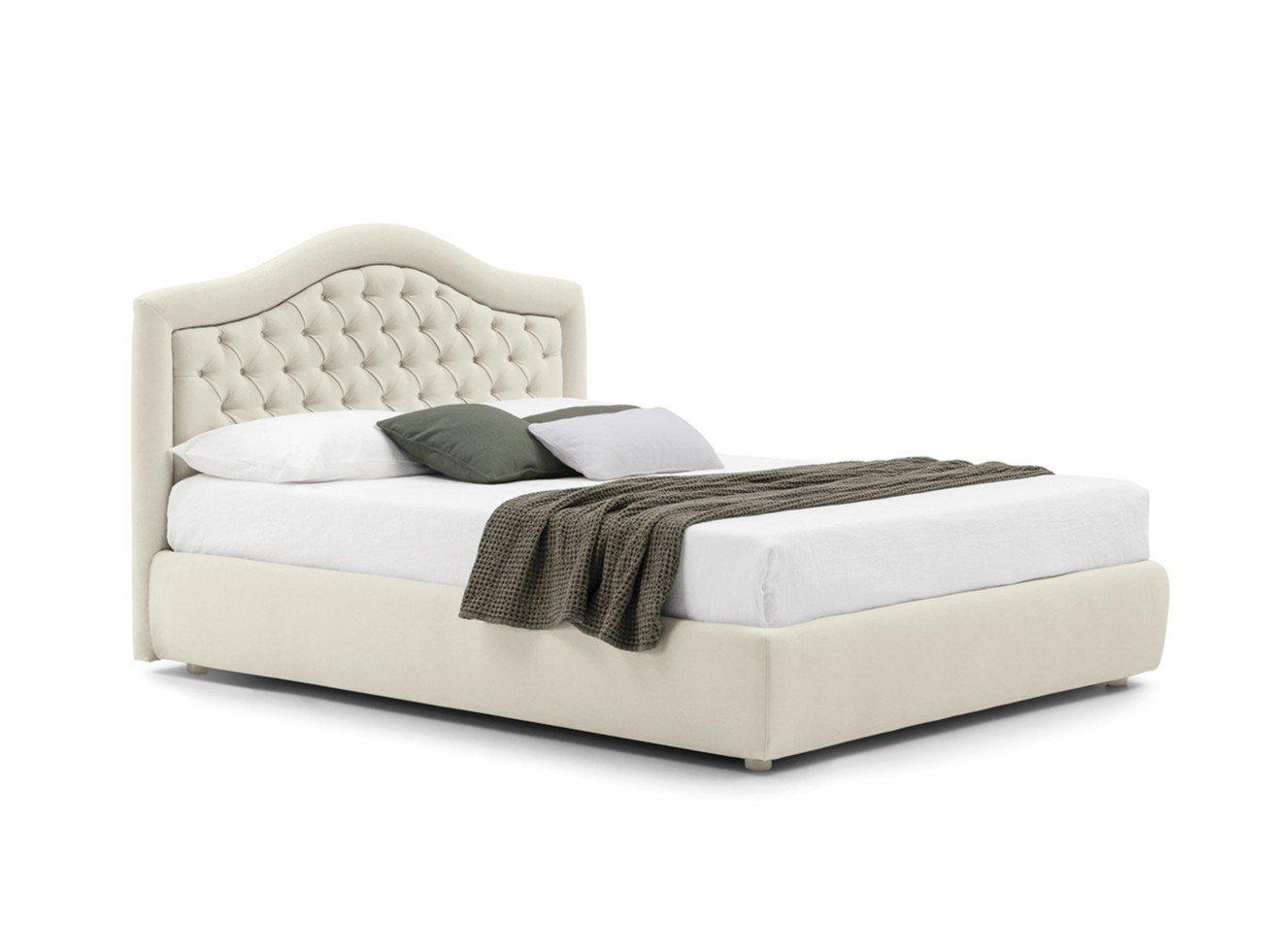 Double bed with tufted headboard | Capri Capitonne’ by Bolzan letti
