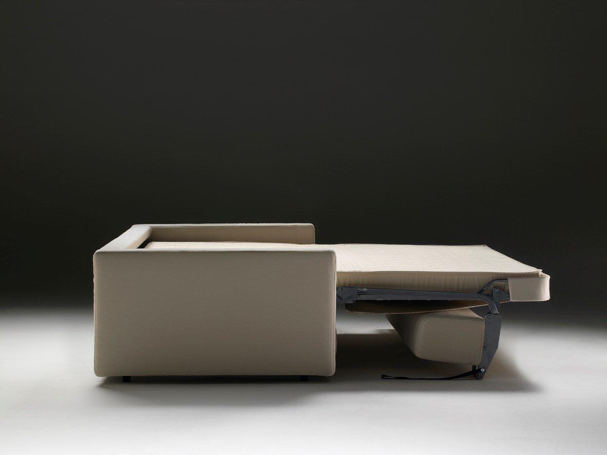 Fabric sofa bed with removable cover | Gary by Flexform