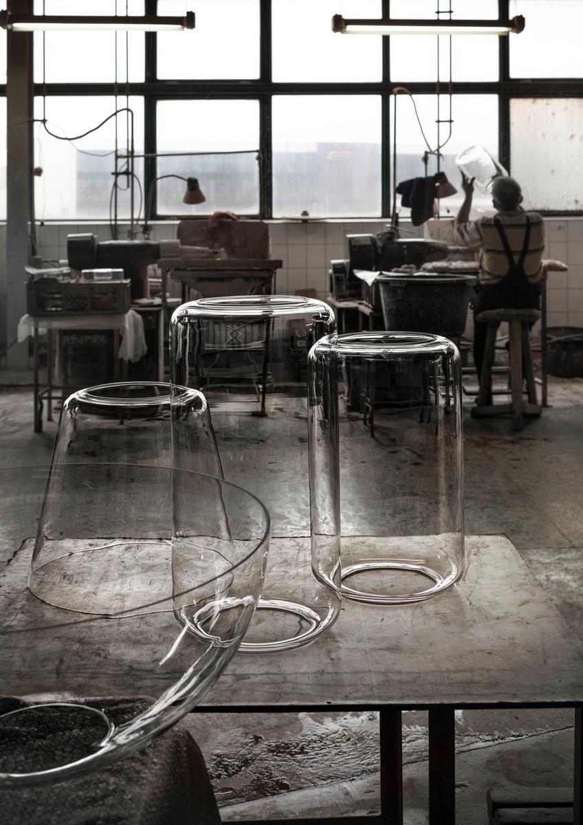 LED Blown crystal pendant lamp | Noctambule Cone by Flos