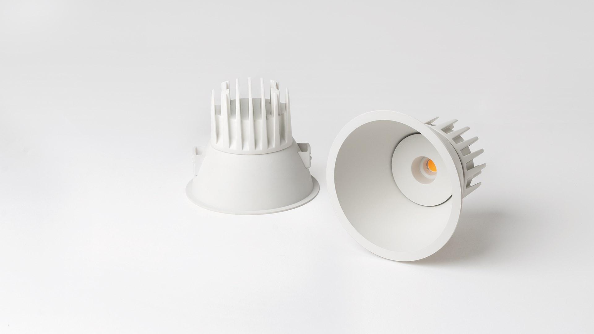 LED round recessed aluminium spotlight | Lex Eco Mini by Arkoslight