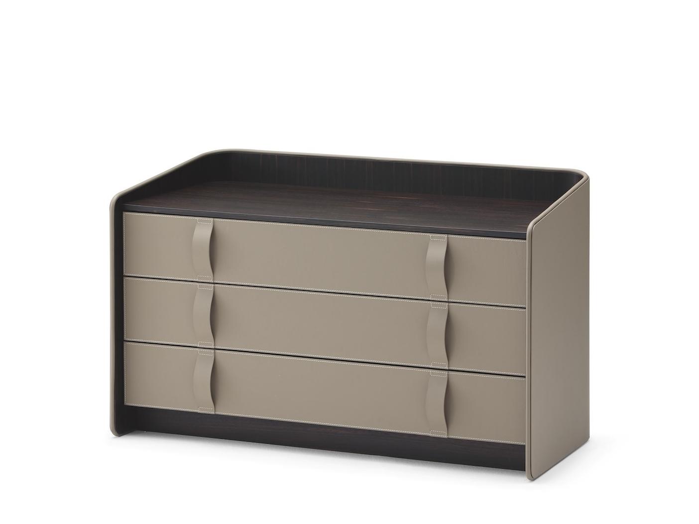 Leather chest of drawers | Gentleman by Flou