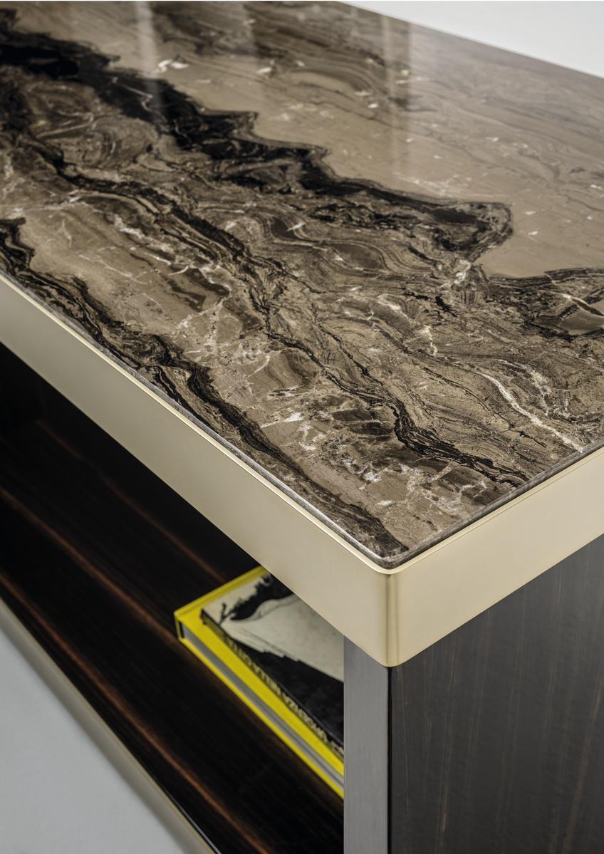 Modular veneer sideboard with drawers | Aspen-evo by Longhi