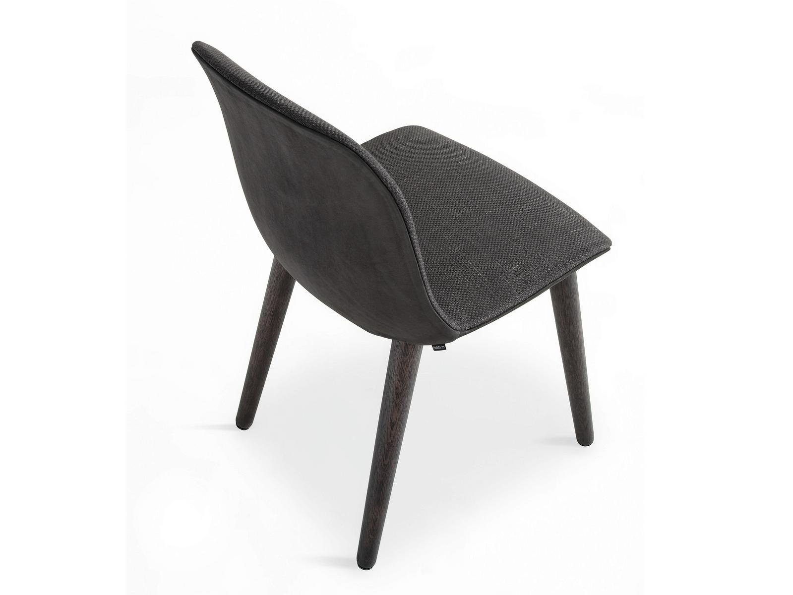 Upholstered fabric chair | Mad Dining Chair by Poliform