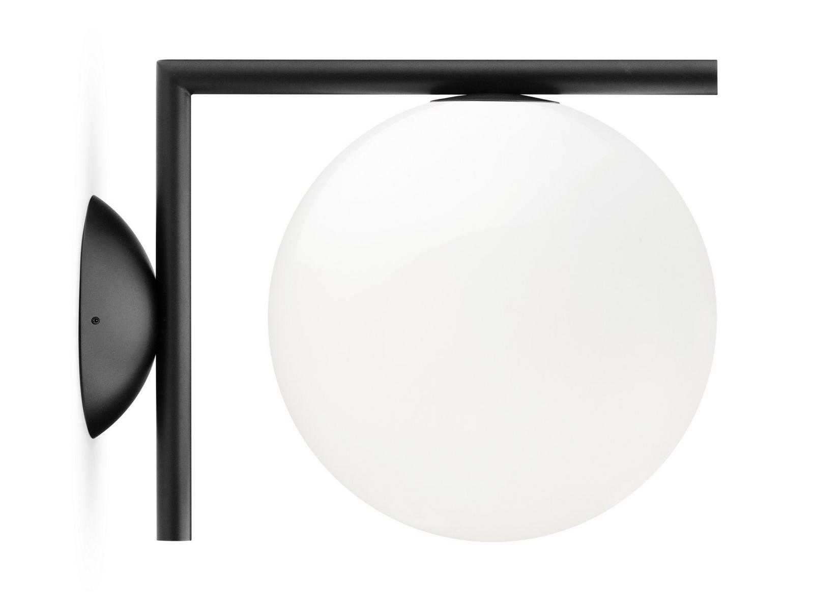 Opal glass wall lamp | Ic Lights Cw1 by Flos