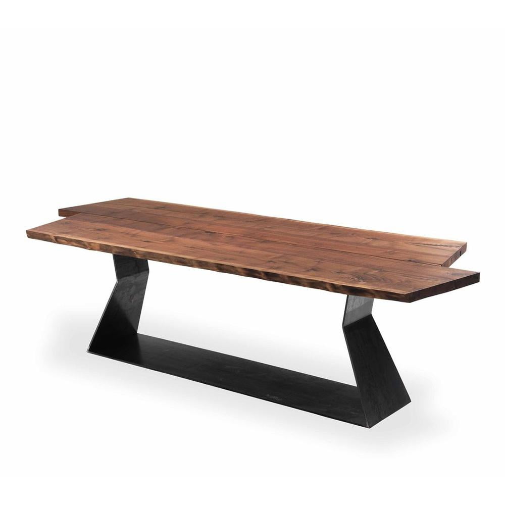 Rectangular veneer table | Bedrock by Riva 1920
