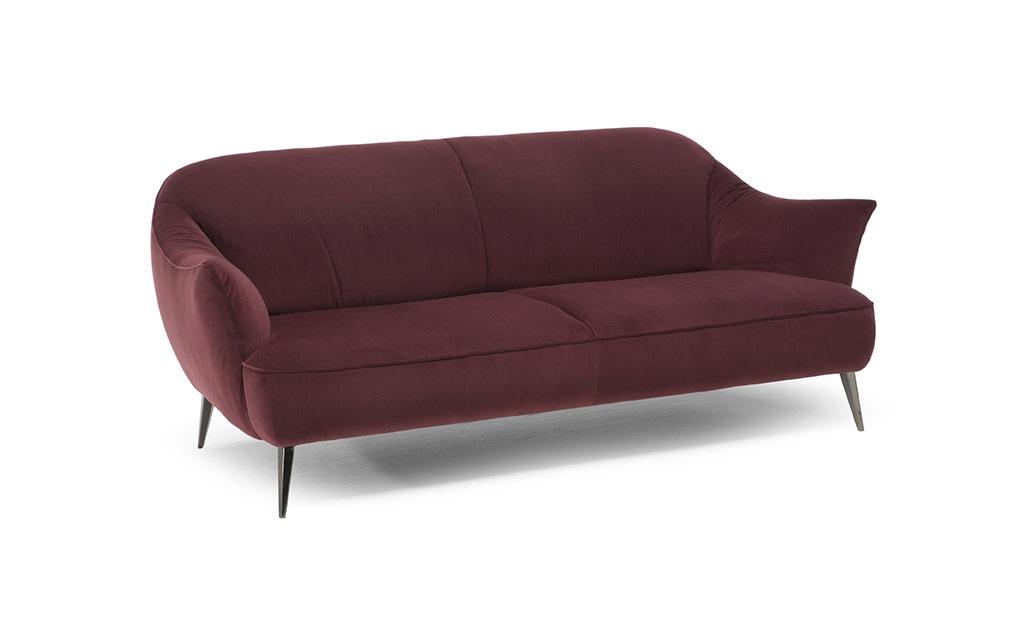 Modular velvet sofa | Estasi by Natuzzi Editions