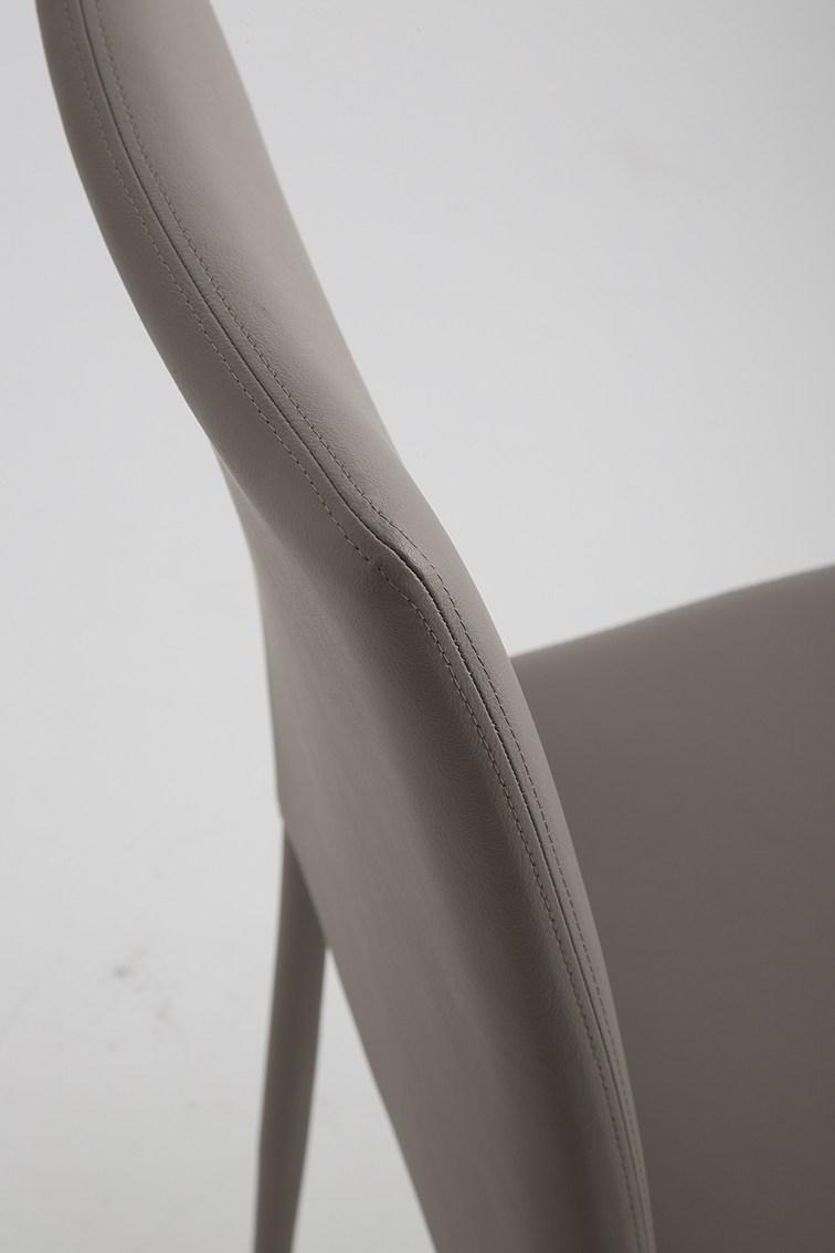 Leather restaurant chair | Nina by Riflessi