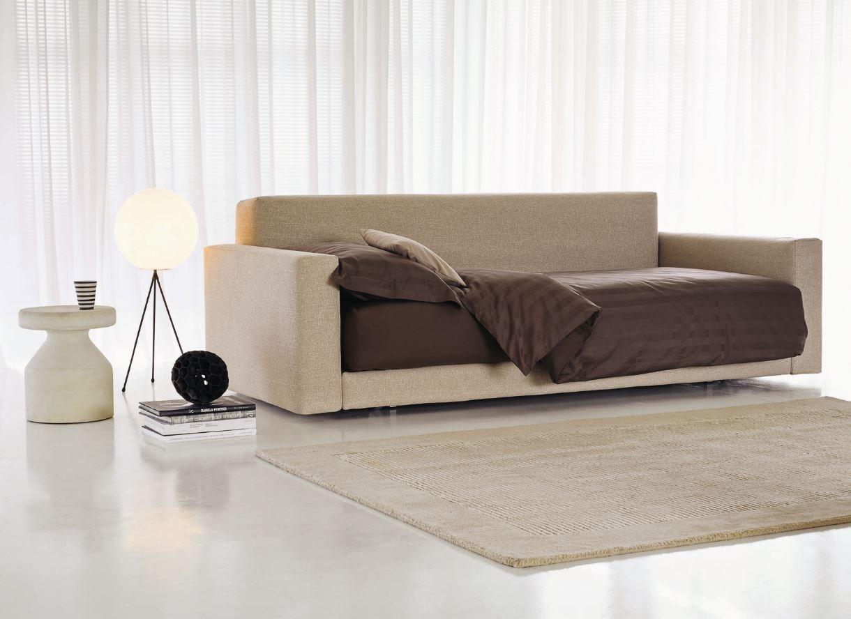 Sofa bed with removable cover | Piazzaduomo by Flou
