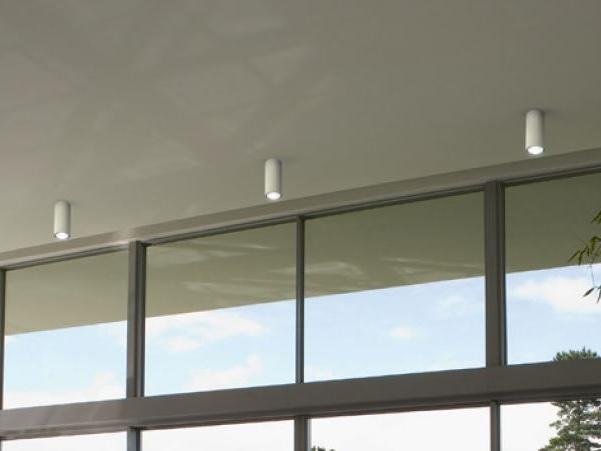 LED aluminium ceiling lamp | One by Panzeri