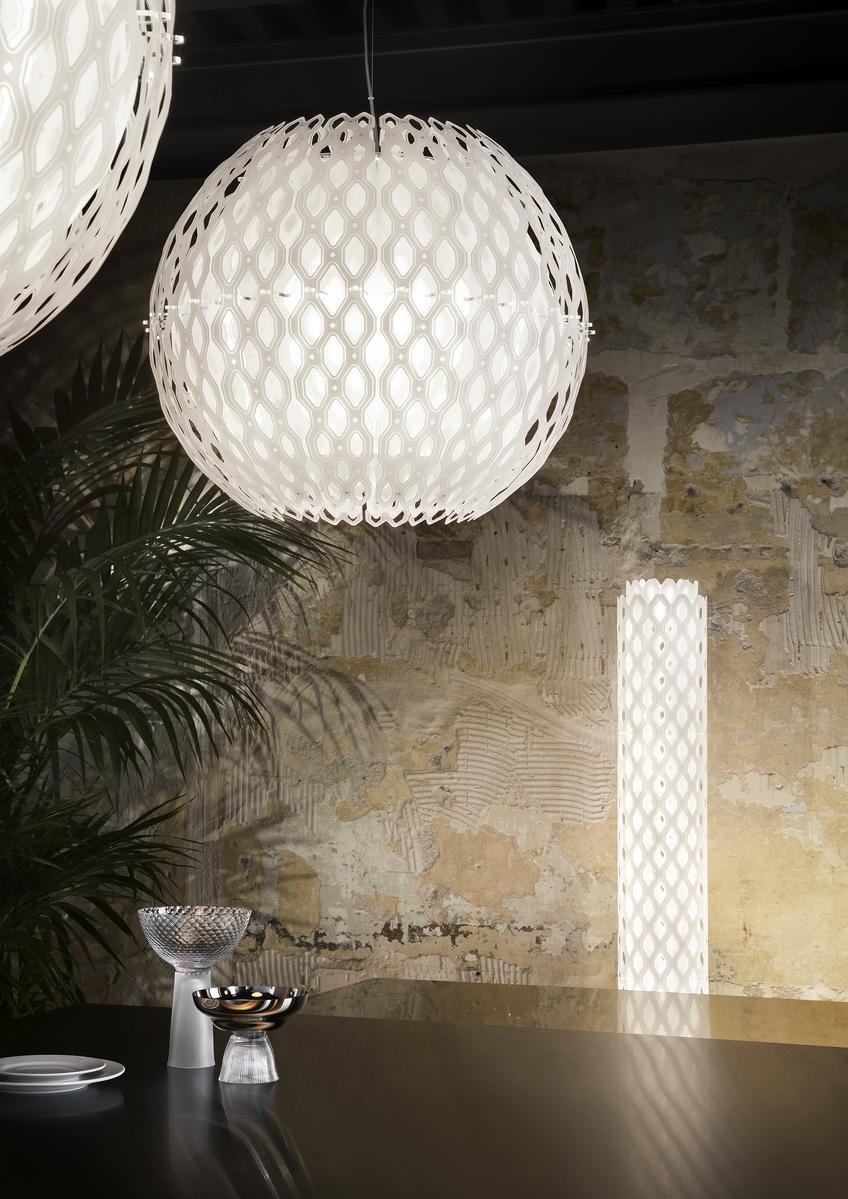 Cristalflex® and Lentiflex® LED floor lamp with dimmer | Charlotte by Slamp