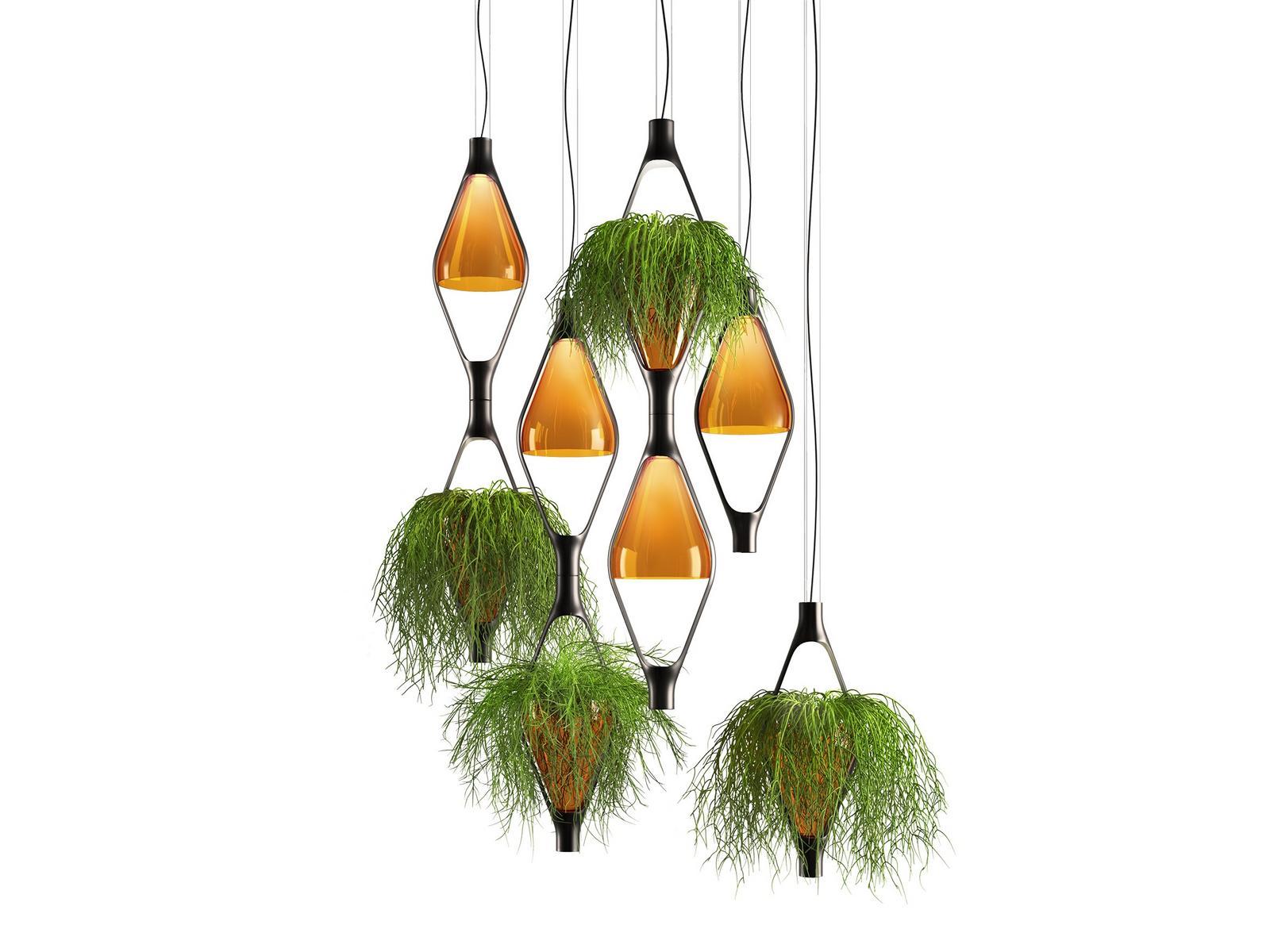 LED glass pendant lamp | Viceversa by Kundalini