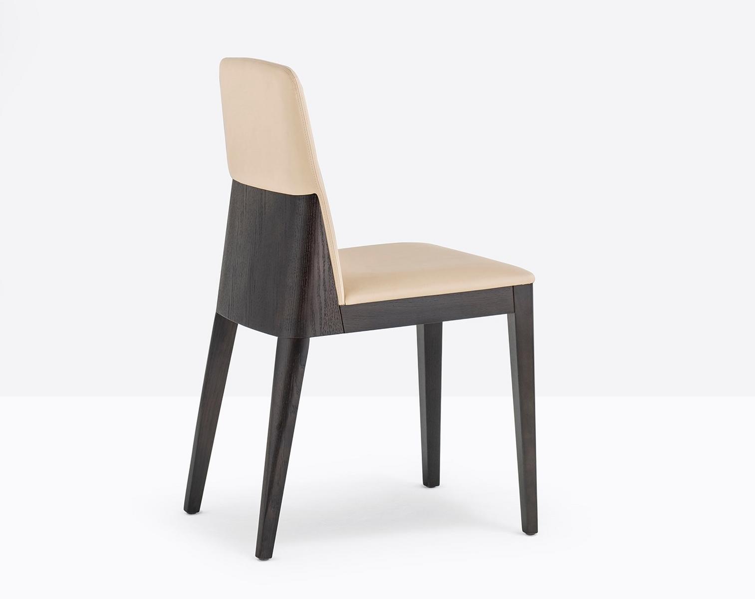Upholstered wooden chair | Allure 735 by Pedrali