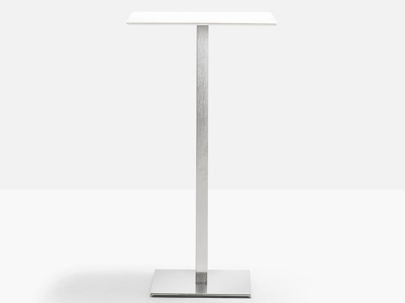 Stainless steel high table | Inox Round 4404 by Pedrali