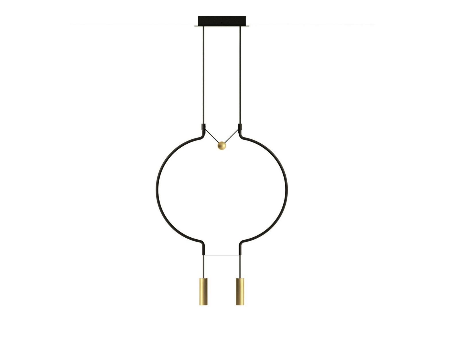 LED metal pendant lamp | Liaison Spliaix2 by Axolight