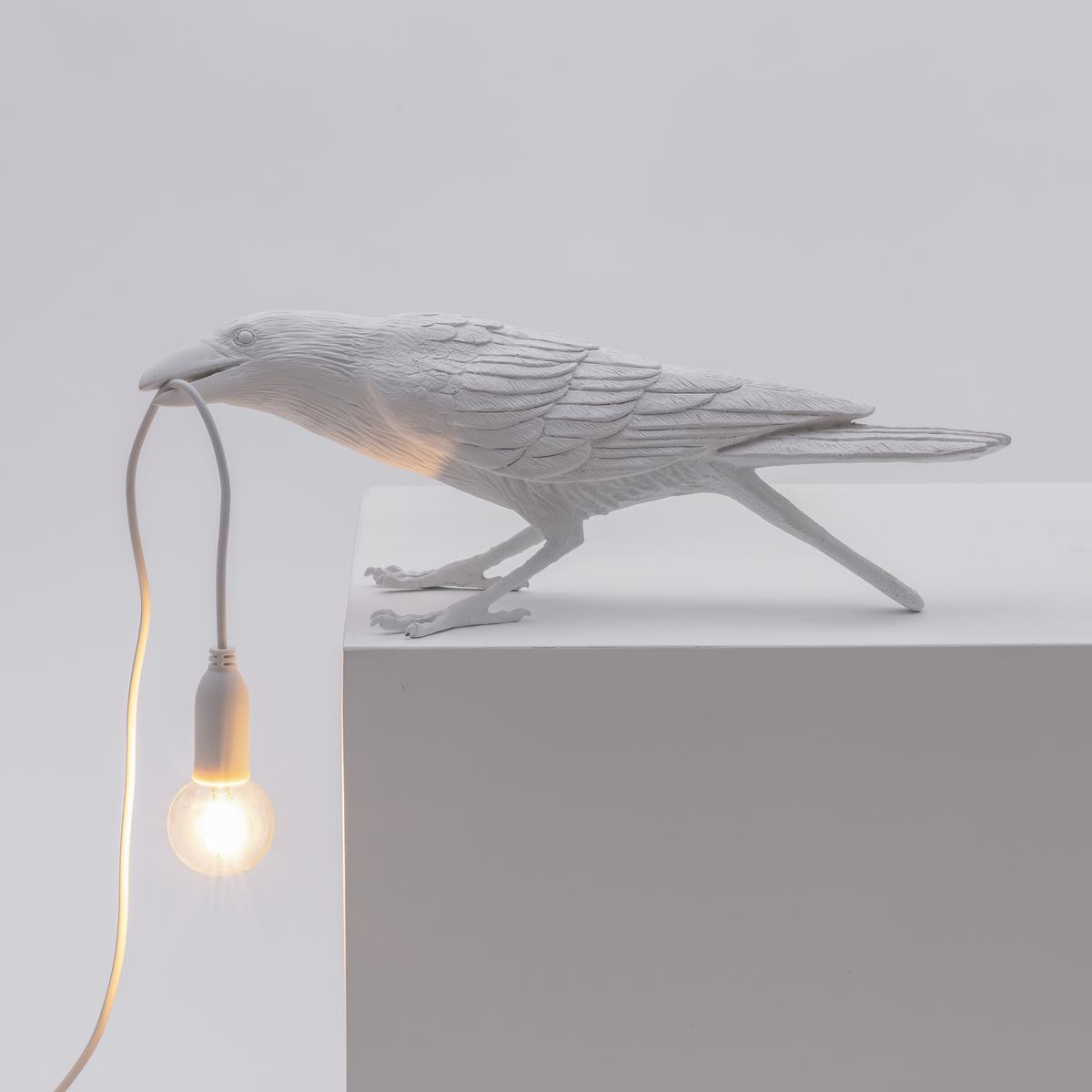 LED resin table lamp | Bird Lamp Playing by Seletti